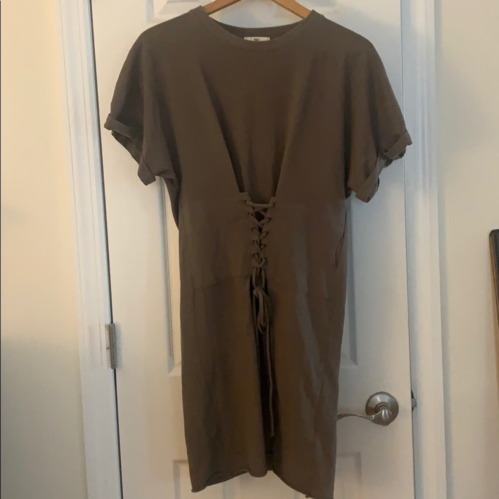 Corset waist dress